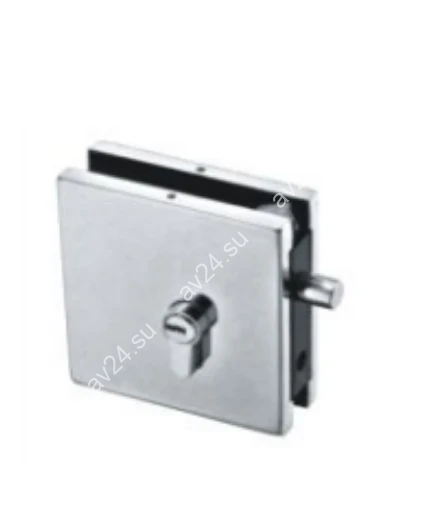 Защелка FKZ-42 с ответной частью в стену, нержавейка/полированный