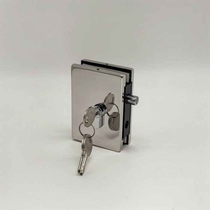 Защелка FKZ-42 с ответной частью в стену, нержавейка/полированный