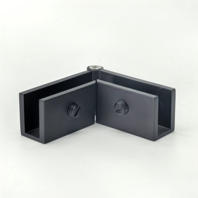 Коннектор FDK-53 верхний стекло-стекло Орион регулируемый, латунь/черный