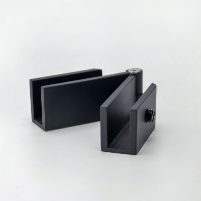 Коннектор FDK-53 верхний стекло-стекло Орион регулируемый, латунь/черный