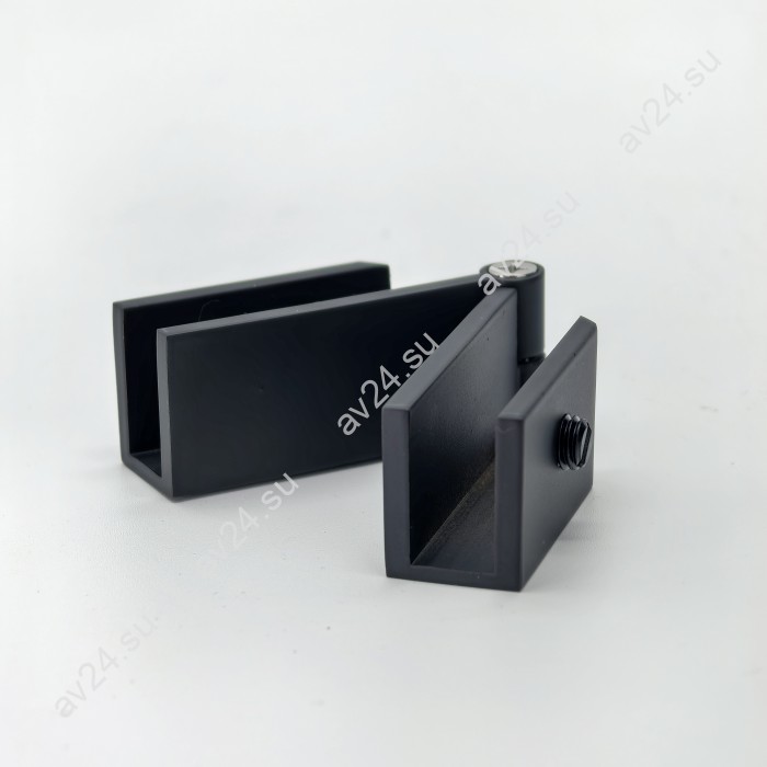 Коннектор FDK-53 верхний стекло-стекло Орион регулируемый, латунь/черный