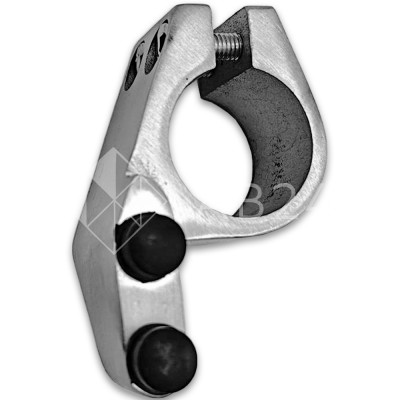 Стопор FDS-73 для раздвижной системы FDS-10, ЛЕВЫЙ, нержавейка/матовый