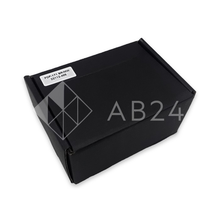 Петля Майя FDP-171 стекло-стекло 180°, латунь/белый