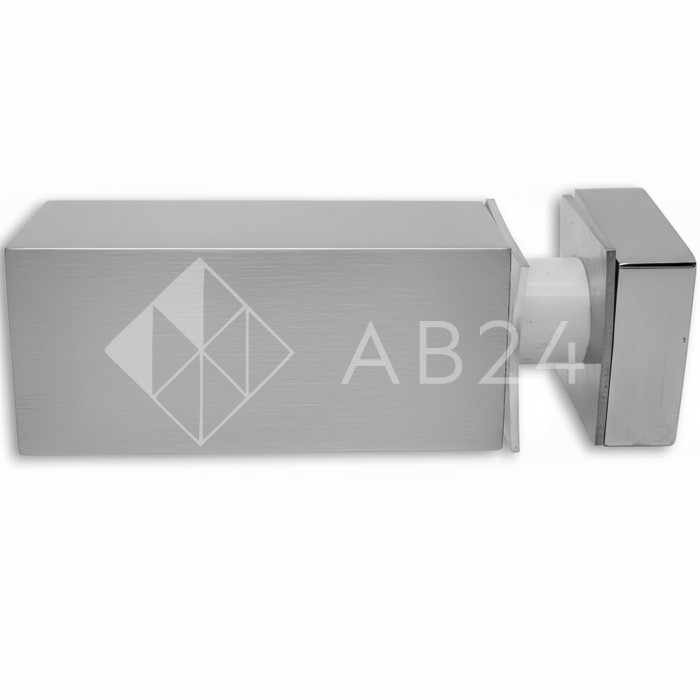 Крепление FDC-54 трубы 15х15 к стеклу, нержавейка/матовый