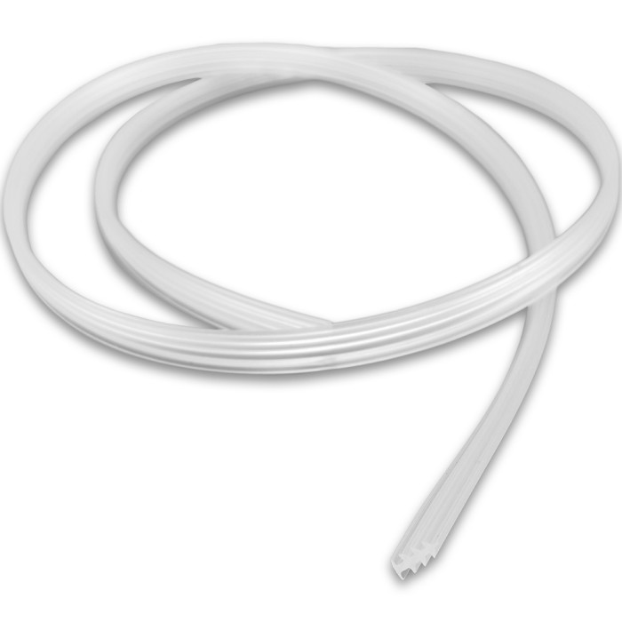 Уплотнитель-вставка FDPP-31.1 в П-профиль толщиной 2 мм, длина 1 м, прозрачный