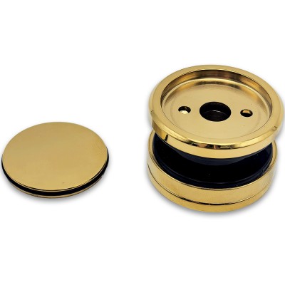 Точечное крепление FKK-30 с крышкой 9-13 мм без зенковки O35 мм регулируемое, для стекла 10-12мм, нержавейка/золото