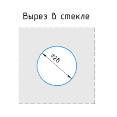 Точечное крепление FKK-30 с крышкой 9-13 мм без зенковки O35 мм регулируемое, для стекла 10-12мм, нержавейка/золото