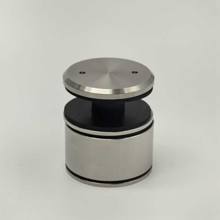 Точечное крепление FKK-51, Ø50 мм с регулировкой в 3 плоскостях 34-38мм, для стекла 6-20мм, нержавейка/матовый