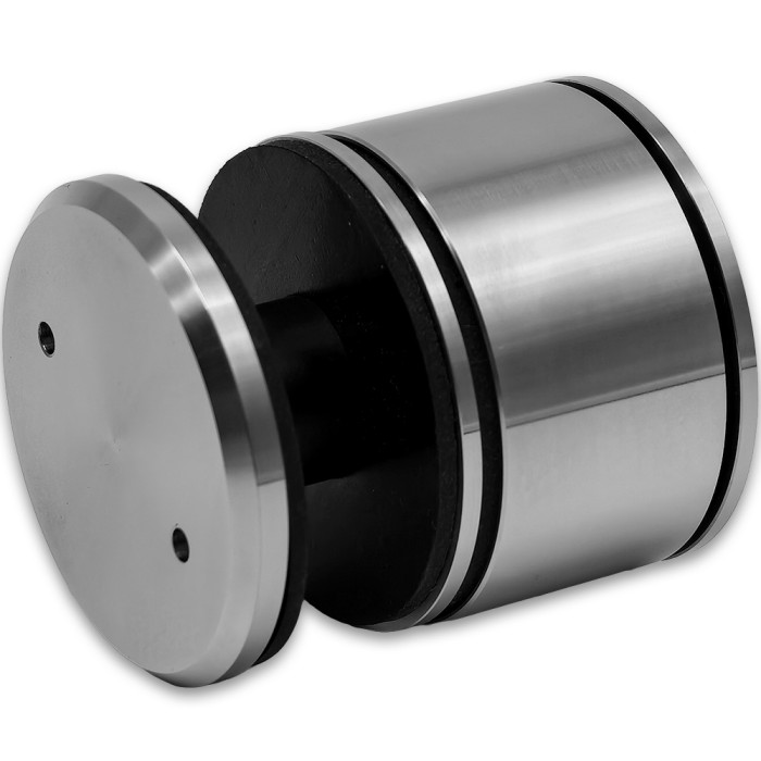 Точечное крепление FKK-51, Ø50 мм с регулировкой в 3 плоскостях 34-38мм, для стекла 6-20мм, нержавейка/матовый