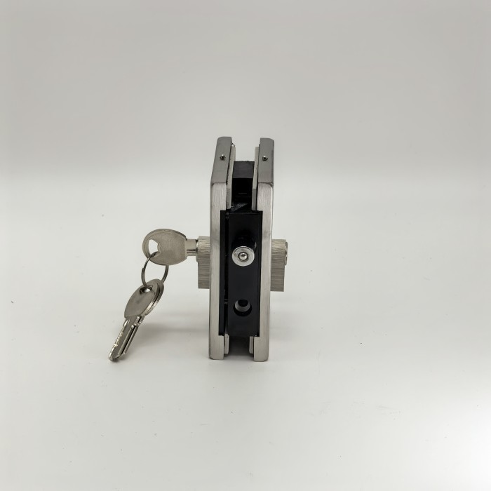 Защелка FKZ-42 с ответной частью в стену, нержавейка/матовый