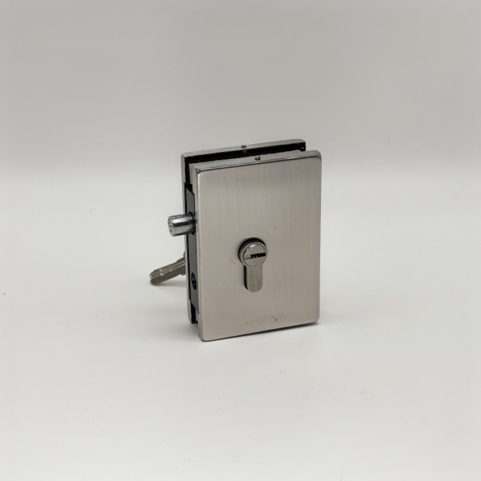 Защелка FKZ-42 с ответной частью в стену, нержавейка/матовый