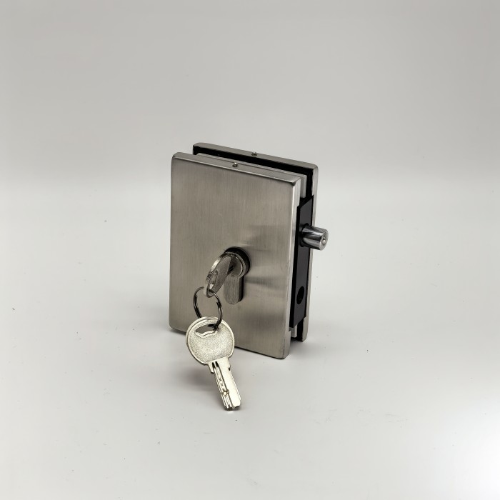 Защелка FKZ-42 с ответной частью в стену, нержавейка/матовый