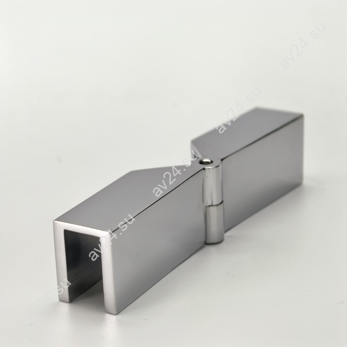 Коннектор FDK-53 верхний стекло-стекло Орион регулируемый, латунь/хром