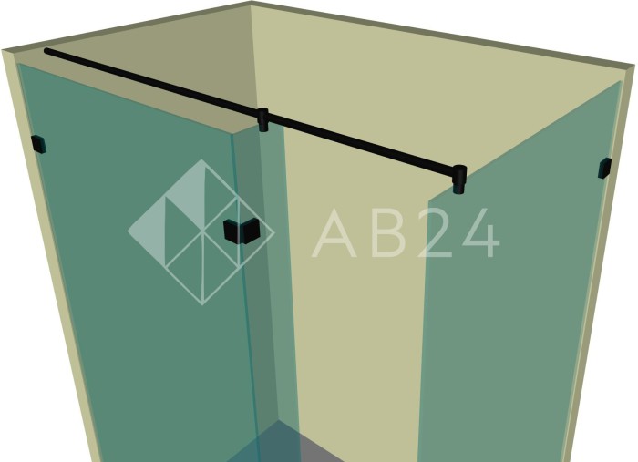 Душевая перегородка DK-503K на коннекторах