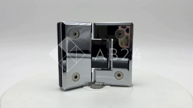 Петля FDP-24-DEF с дефектом Бета β стекло-стекло 135°, латунь/хром