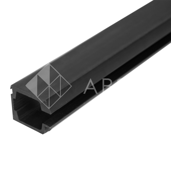 Трек FDS-111.2 для раздвижной системы FDS-11 с крышкой, длина 2 м, алюминий/черный