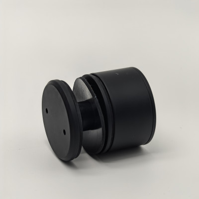 Точечное крепление FKK-51, Ø50 мм с регулировкой в 3 плоскостях 34-38мм, для стекла 6-20мм, нержавеющая сталь/черный