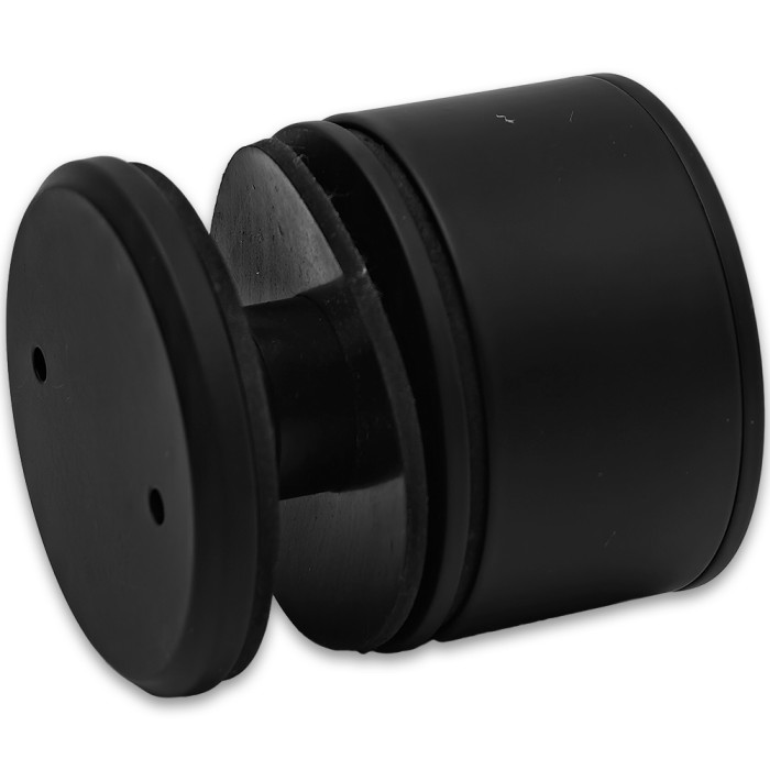 Точечное крепление FKK-51, Ø50 мм с регулировкой в 3 плоскостях 34-38мм, для стекла 6-20мм, нержавеющая сталь/черный