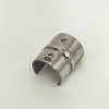 Соединительная муфта FOP-48p.06 для поручня Ø48.3 мм с пазом, GRIT 600, нержавейка/полированный