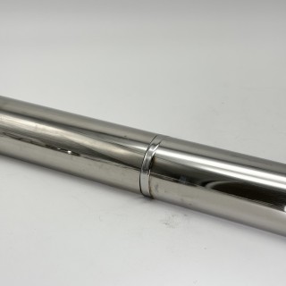 Соединительная муфта FOP-48p.06 для поручня Ø48.3 мм с пазом, GRIT 600, нержавейка/полированный