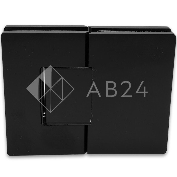 Петля Афина FDP-132 стекло-стекло 180°, латунь/черный