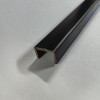 Поручень FOP-210, 16.8x13 под стекло 12 мм длина 4 м, нержавейка/черный