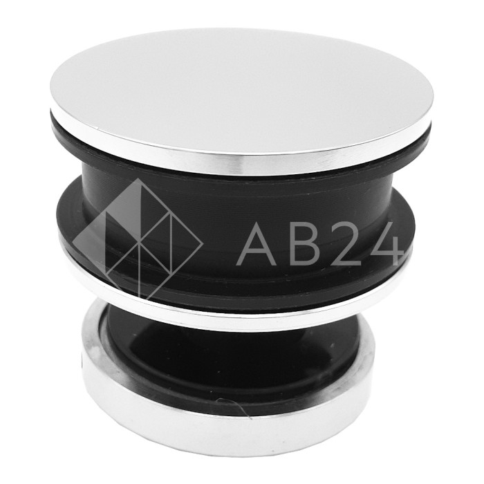 Ролик FDS-30 с креплением к стеклу, нержавейка/полированный