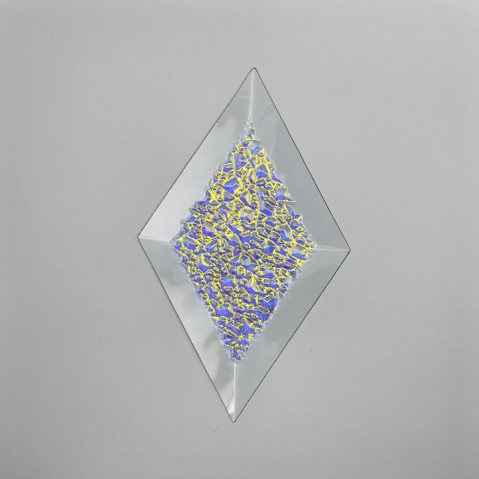 Бевелс AV17 дихроичный ромб 76 х 127 мм бриллиант