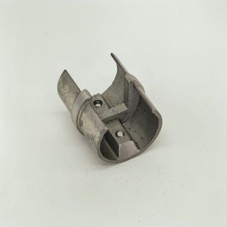 Соединительная муфта FOP-48p.06 для поручня Ø48.3 мм с пазом, GRIT 320, нержавейка/матовый