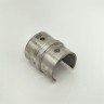 Соединительная муфта FOP-48p.06 для поручня Ø48.3 мм с пазом, GRIT 320, нержавейка/матовый