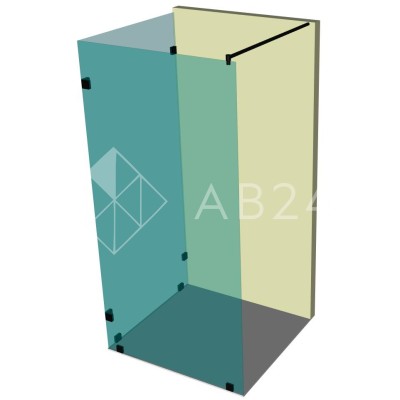 Душевая перегородка DK-504K на коннекторах