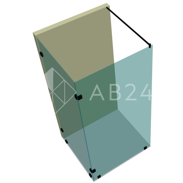 Душевая перегородка DK-504K на коннекторах