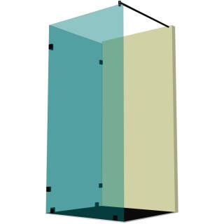 Душевая перегородка DK-504K на коннекторах