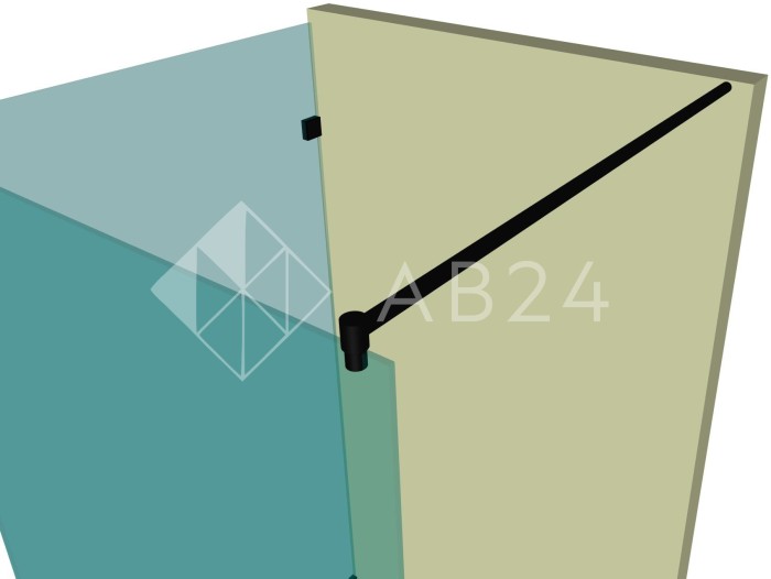 Душевая перегородка DK-504K на коннекторах