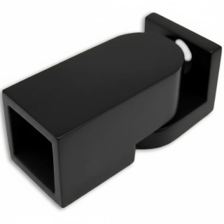 Крепление FDC-51 трубы 15х15 к стене 0°-180°, нержавейка/черный