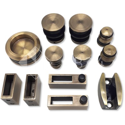 Раздвижная система Альфа α FDS-1, нержавейка/бронза