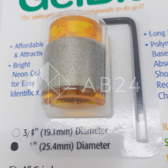 Шлифовальная головка GelBit 25 мм, тонкая