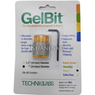 Шлифовальная головка GelBit 25 мм, тонкая