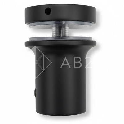 Крепление FDC-24 трубы 19 к стеклу, нержавейка/черный