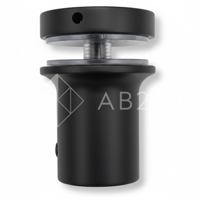 Крепление FDC-24 трубы 19 к стеклу, нержавейка/черный