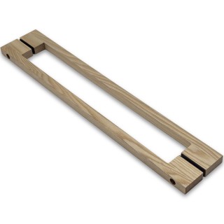 Ручка для сауны FDR-173, 20х20х600 мм, ясень/бесцветный