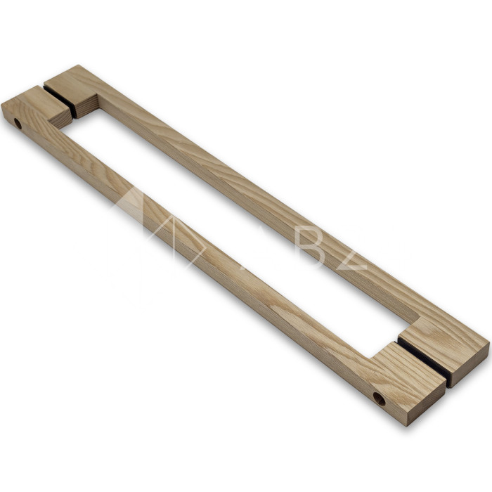 Ручка для сауны FDR-173, 20х20х600 мм, ясень/бесцветный