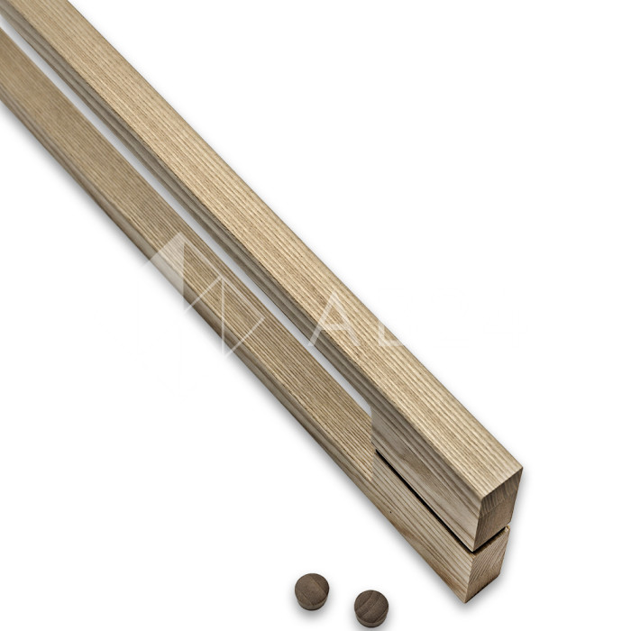 Ручка для сауны FDR-173, 20х20х600 мм, ясень/бесцветный