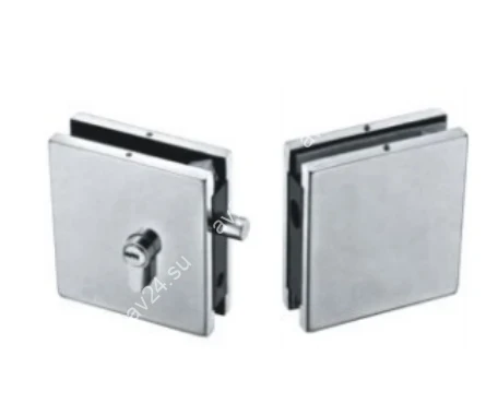 Защелка FKZ-43 с ответной частью на стекло, нержавейка/матовый