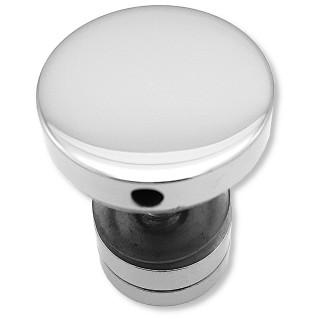 Крепление трека к стеклу FDS-32, нержавейка/полированный