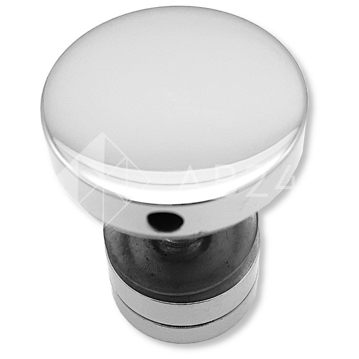 Крепление трека к стеклу FDS-32, нержавейка/полированный