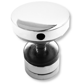 Крепление трека к стеклу FDS-32, нержавейка/полированный