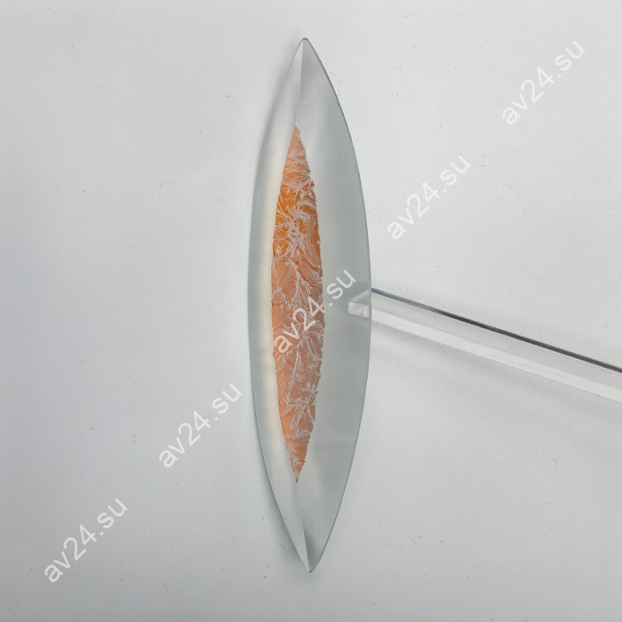 Бевелс AV107 дихроичный 42 х 142 мм, красный мороз