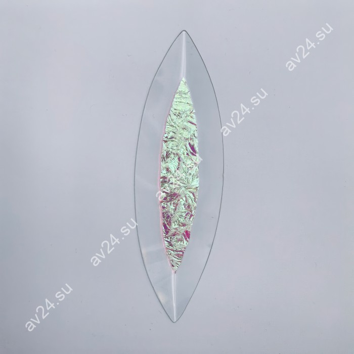 Бевелс AV107 дихроичный 42 х 142 мм, красный мороз