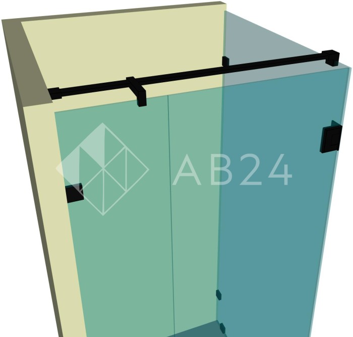 Душевая кабина угловая DK-208K на коннекторах